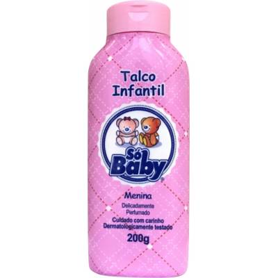 TALCO INFANTIL SO BABY ROSA MENINA