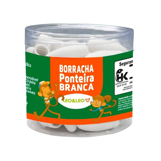 BORRACHA LEO&LEO PONTEIRA BRANCA